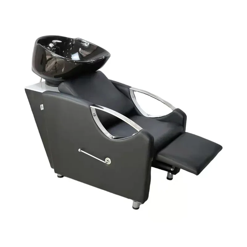 Hair salon furniture back washing unit salon ceramic basin beauty shampoo chair shampoo bed
Hair salon furniture back washing unit salon ceramic basin beauty shampoo chair shampoo bed