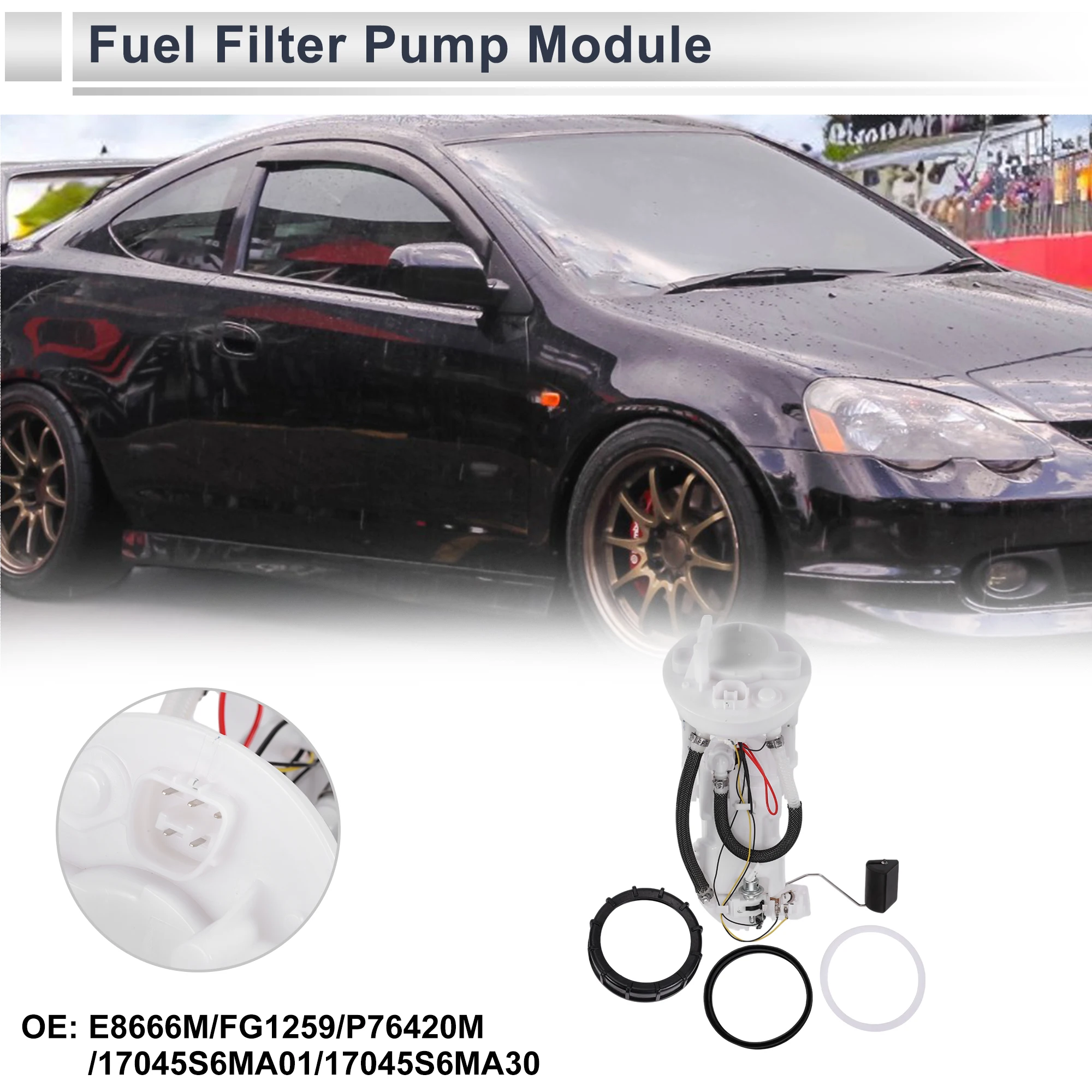 X Autohaux Auto Electric Fuel Pump Assembly for Acura RSX Base 2005-2006 2.0L Fuel Filter Pump Module No.E8666M/FG1259/P76420M
X Autohaux Auto Electric Fuel Pump Assembly for Acura RSX Base 2005-2006 2.0L Fuel Filter Pump Module No.E8666M/FG1259/P76420M