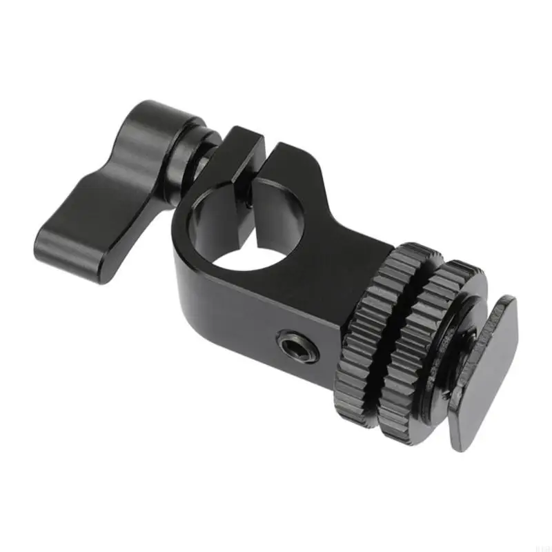 D46B Aluminum Alloy 15mm Single Hole Pipe Clamp Camera Accessory Hot Shoe Mount Extension Bracket for Camera Cage
D46B Aluminum Alloy 15mm Single Hole Pipe Clamp Camera Accessory Hot Shoe Mount Extension Bracket for Camera Cage