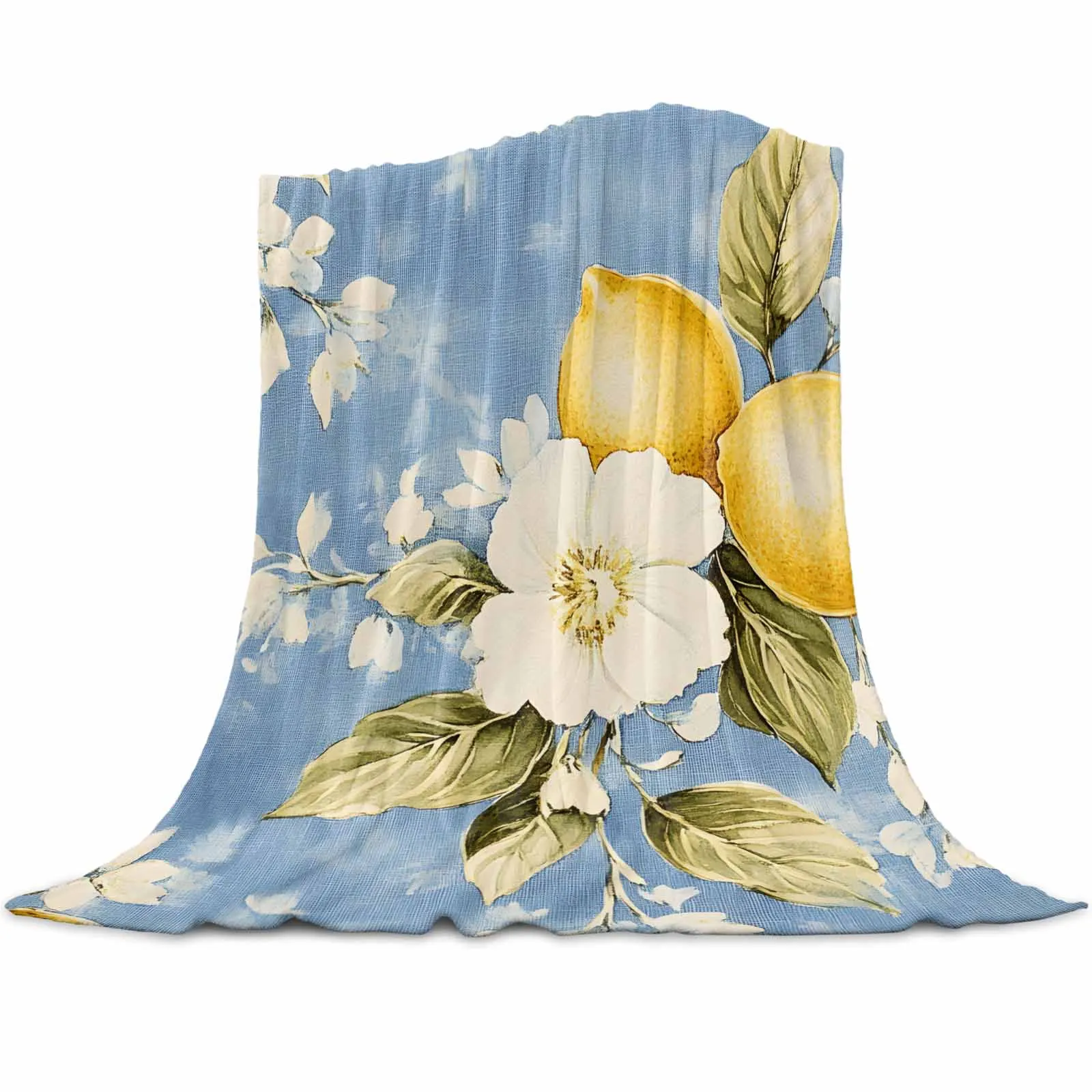Blue Background Country Lemon Throws Blankets for Sofa Bed Soft Plush Warm Sofa Throw Blanket Holiday Gifts
Blue Background Country Lemon Throws Blankets for Sofa Bed Soft Plush Warm Sofa Throw Blanket Holiday Gifts