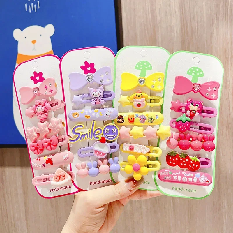 Hello Kitty New Year Gifts Kawaii Cinnamorol Kuromi My Melody Sanrio Cartoon Duckbill Clip Simple Hair Accessories Girls Hairpin
Hello Kitty New Year Gifts Kawaii Cinnamorol Kuromi My Melody Sanrio Cartoon Duckbill Clip Simple Hair Accessories Girls Hairpin
