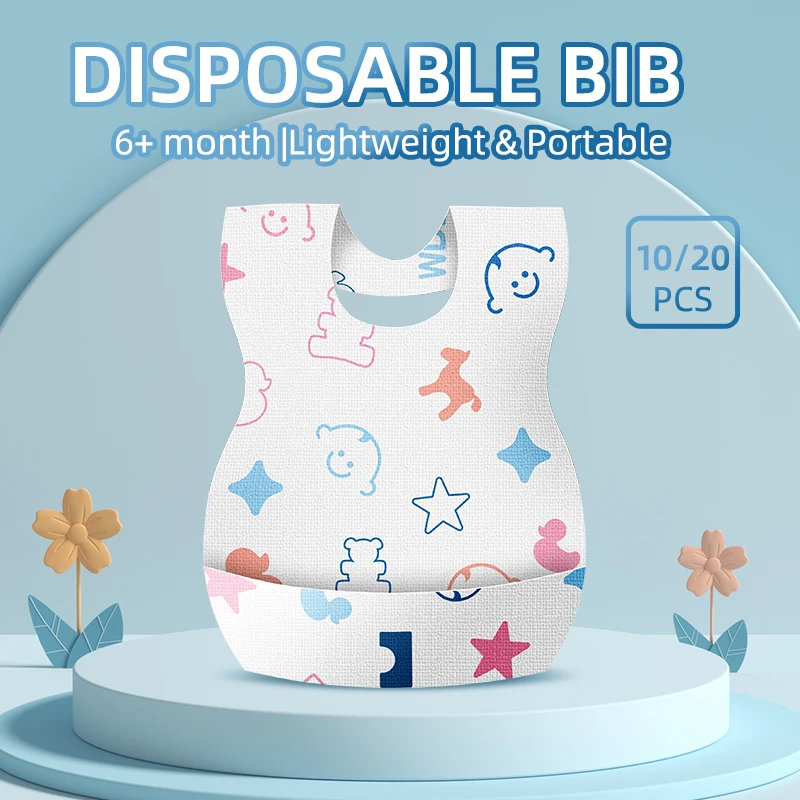Available in packs of 10 or 20 disposable bibs, ideal for kids aged 1–6. Waterproof feeding bibs, easy to carry and use.
Available in packs of 10 or 20 disposable bibs, ideal for kids aged 1–6. Waterproof feeding bibs, easy to carry and use.