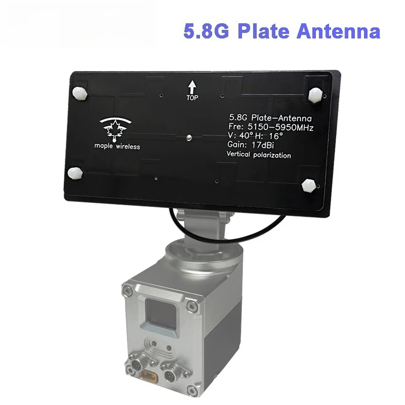 17dBi Maple 5.8GHz Plate FPV Antenna SIYI HM30 Digital Mapping Antenna AAT HD Tracking Teflon High Frequency Board Aviation Alum
17dBi Maple 5.8GHz Plate FPV Antenna SIYI HM30 Digital Mapping Antenna AAT HD Tracking Teflon High Frequency Board Aviation Alum