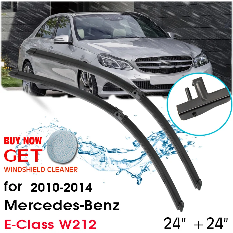 Car Blade Front Window Windshield Rubber Silicon Refill Wiper For Mercedes-Benz E-Class W212 2010-2014 24"+24" Car Accessories
Car Blade Front Window Windshield Rubber Silicon Refill Wiper For Mercedes-Benz E-Class W212 2010-2014 24"+24" Car Accessories