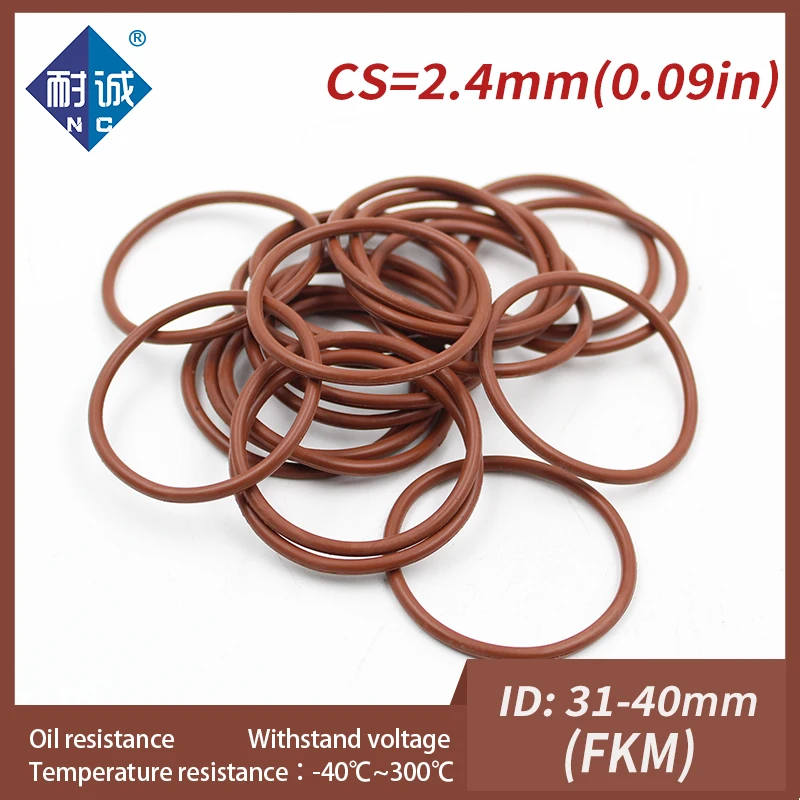 3PCS/Lot Fluorine Rubber Ring Brown FKM O Ring Seal CS2.4mm OD31/32/33/34/35/36/37/38/39/40*2.4mm O Ring Seal Oil Ring Gasket
3PCS/Lot Fluorine Rubber Ring Brown FKM O Ring Seal CS2.4mm OD31/32/33/34/35/36/37/38/39/40*2.4mm O Ring Seal Oil Ring Gasket