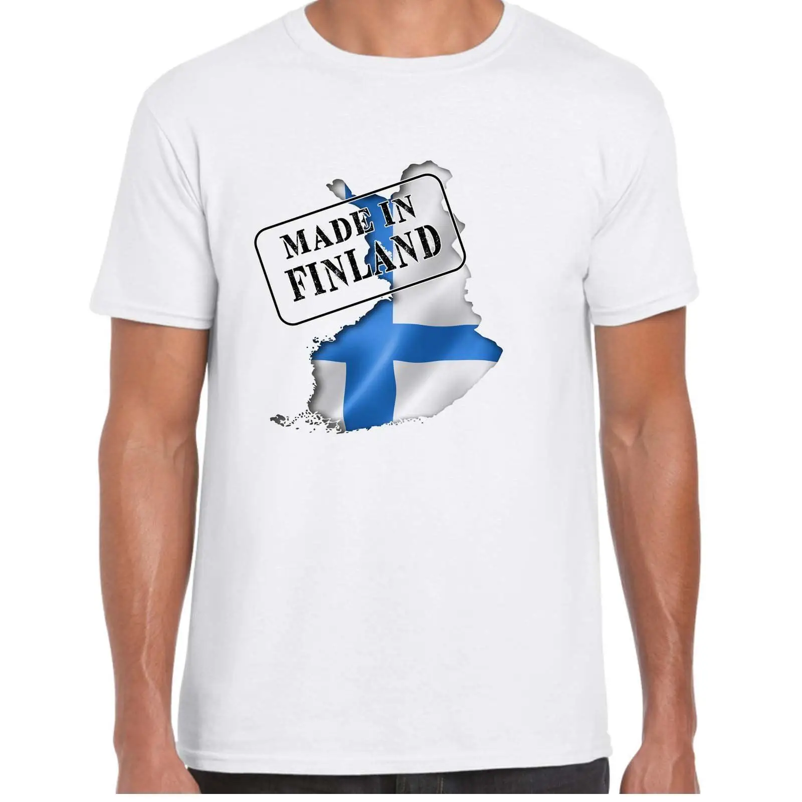 Finnish Flag and Map Nation Proud Made In Finland T Shirt 100% Cotton Short Sleeve O-Neck Casual Mens T-shirts New Size S-3XL
Finnish Flag and Map Nation Proud Made In Finland T Shirt 100% Cotton Short Sleeve O-Neck Casual Mens T-shirts New Size S-3XL