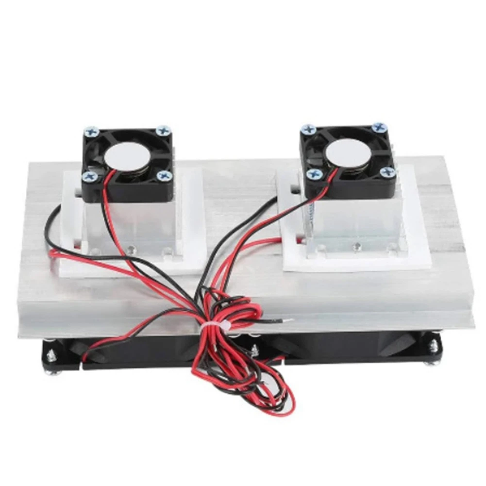 1PCS 200 x 115 x 8.5mm 120W Thermoelectric Peltier Refrigeration Semiconductor Cooling System Kit Double Fan
1PCS 200 x 115 x 8.5mm 120W Thermoelectric Peltier Refrigeration Semiconductor Cooling System Kit Double Fan
