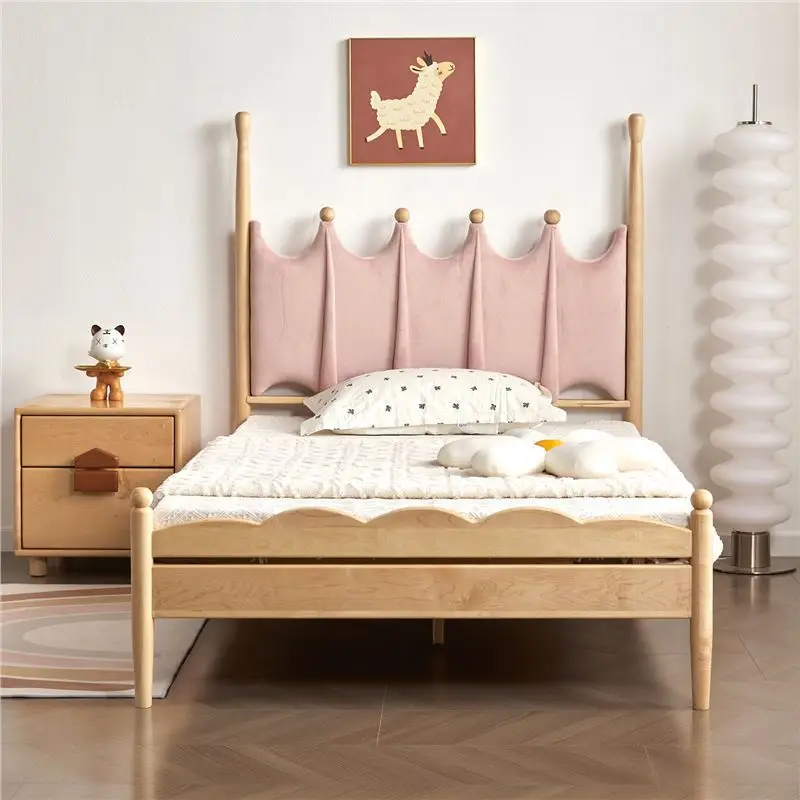 North American Hard Maple Solid Wood Bed Girl Boy Soft Bag Bed Simple Black Walnut Log Bedroom Single Bed
North American Hard Maple Solid Wood Bed Girl Boy Soft Bag Bed Simple Black Walnut Log Bedroom Single Bed