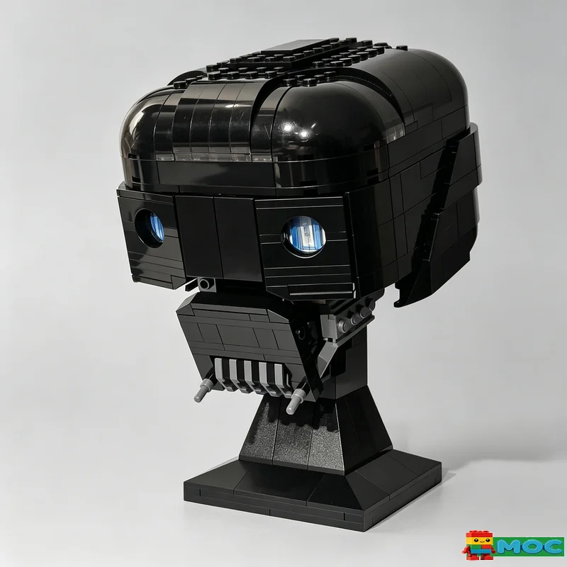 502PCS Sci Fi Dark Robot Head Bust MOC Character Display Model DIY Building Blocks Educational Collection Birthday Popular Gift
502PCS Sci Fi Dark Robot Head Bust MOC Character Display Model DIY Building Blocks Educational Collection Birthday Popular Gift