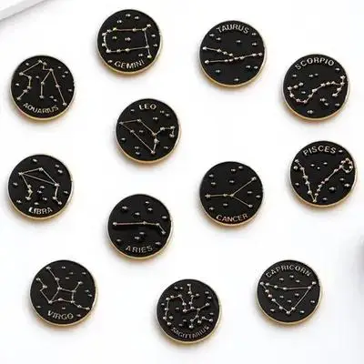 12Pcs Alloy Enamel Pin Set Zodiac Brooches Design Pins for Coats Jackets Backpacks Accessories 12 Enamel Pin Design Brooches
12Pcs Alloy Enamel Pin Set Zodiac Brooches Design Pins for Coats Jackets Backpacks Accessories 12 Enamel Pin Design Brooches