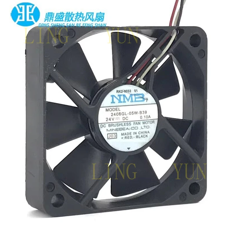 Z FOR NMB 2406GL-05W-B39 6015 DC24V 0.10A 6CM 3-Wire Ball Inverter Cooling Fan
Z FOR NMB 2406GL-05W-B39 6015 DC24V 0.10A 6CM 3-Wire Ball Inverter Cooling Fan