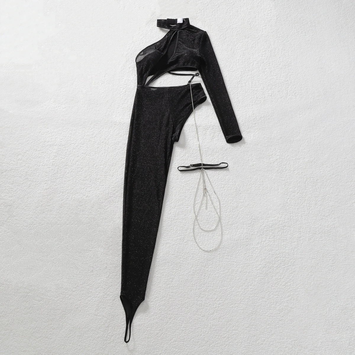 2026 Thin Silver Wire Hollow Lingerie Women Sexy Halter Neck Off Shoulder Irregular Design Jumpsuit Female See Through Underwear
2026 Thin Silver Wire Hollow Lingerie Women Sexy Halter Neck Off Shoulder Irregular Design Jumpsuit Female See Through Underwear