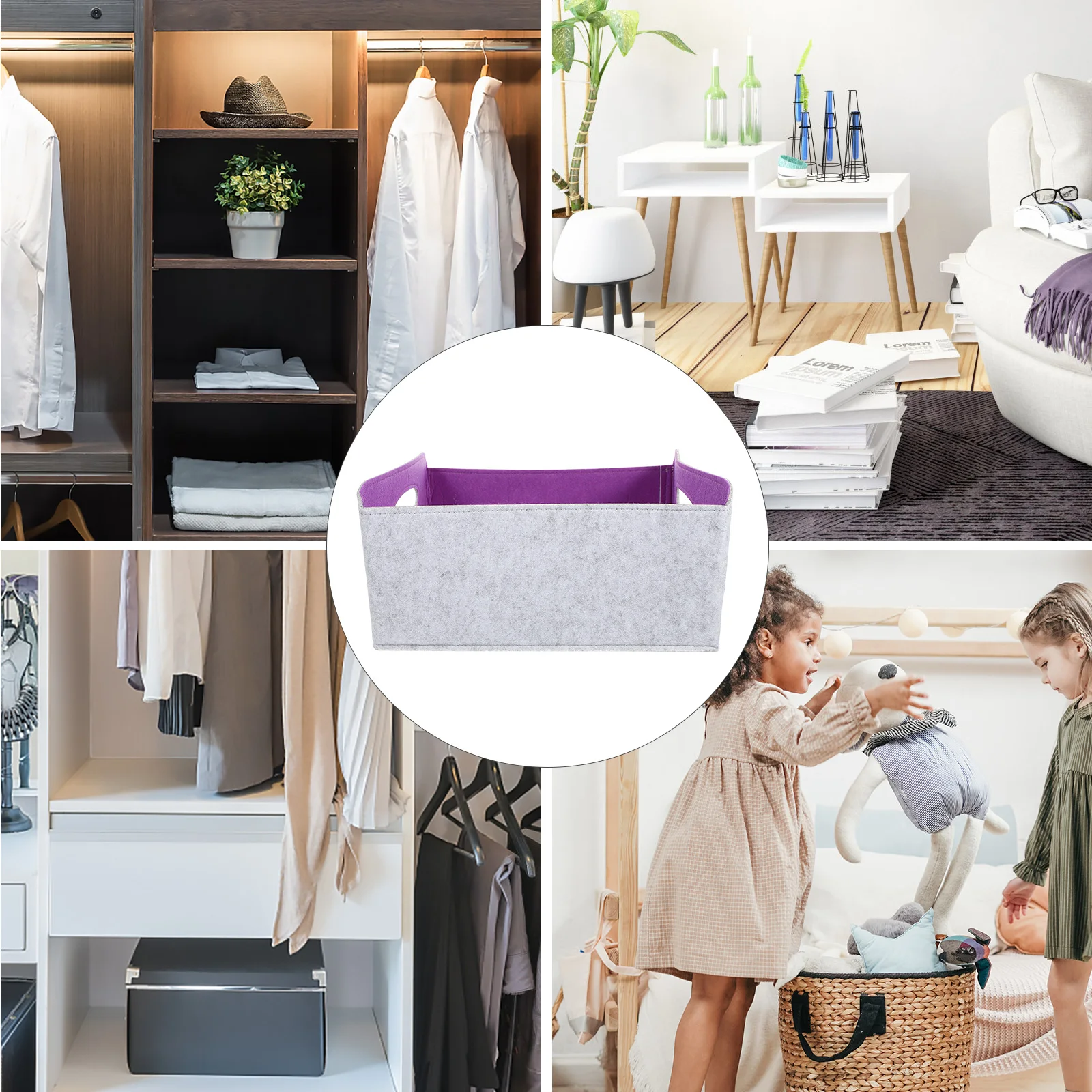 Felt Storage Baskets Large Capacity Clothes Organizer Bedroom Home Portable Sundry Container Foldable Storage Basket For
Felt Storage Baskets Large Capacity Clothes Organizer Bedroom Home Portable Sundry Container Foldable Storage Basket For