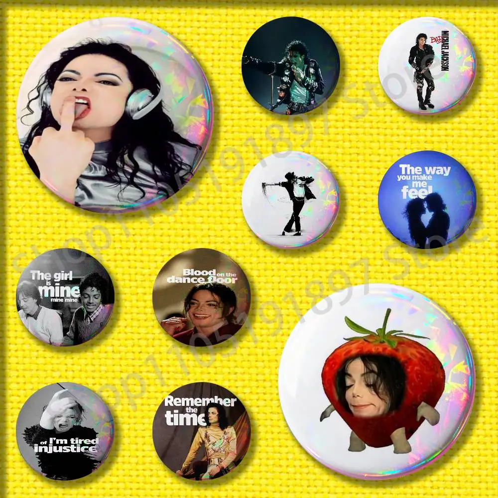 M-Michael J-Jackson Dangerous Bad Badges 25mm 75mm 44mm 58mm 32mm Round Pin Brooch Adornment Backpack Souvenir Cosplay Gift
M-Michael J-Jackson Dangerous Bad Badges 25mm 75mm 44mm 58mm 32mm Round Pin Brooch Adornment Backpack Souvenir Cosplay Gift