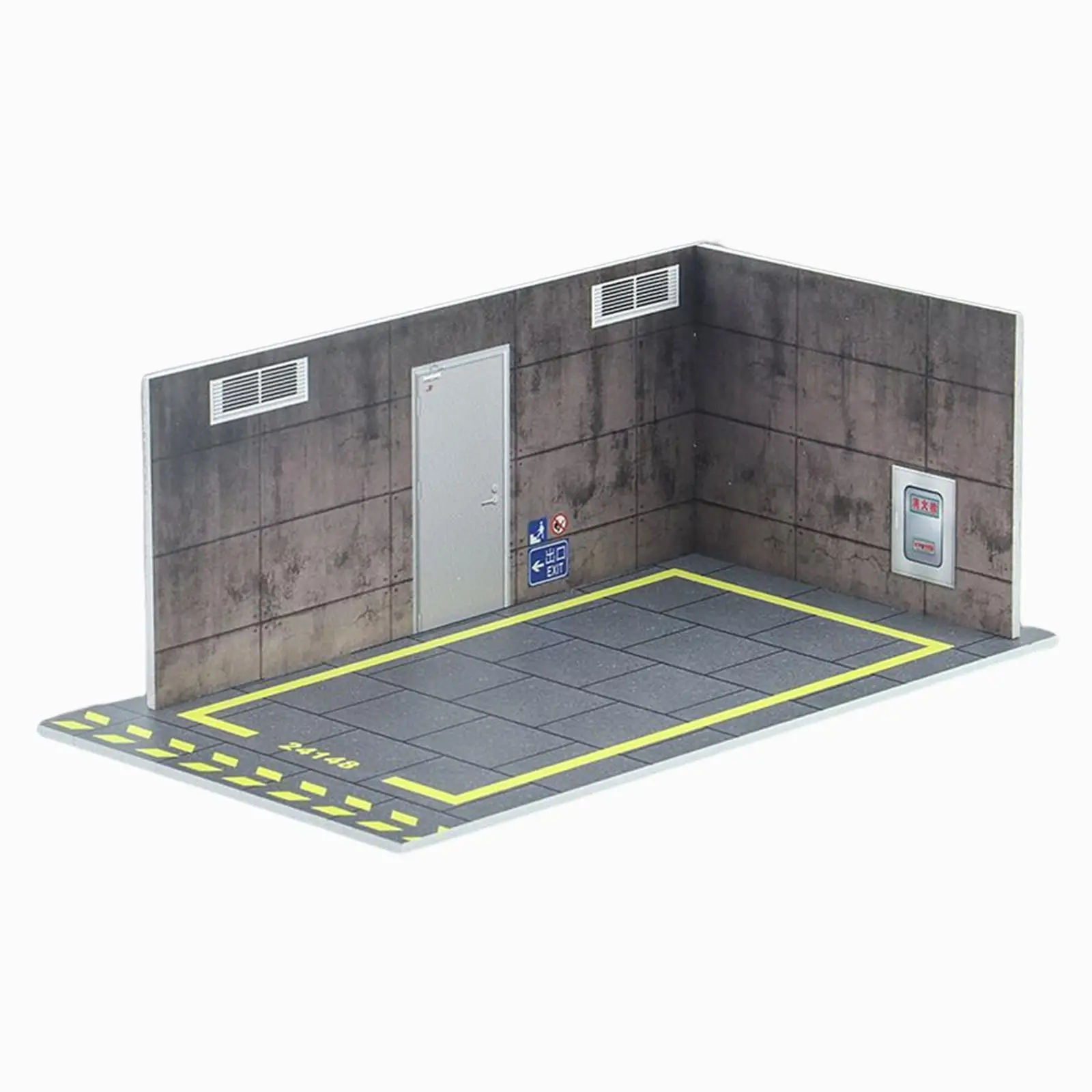 2pcs 1/2 Model Diorama Parking Scenery DIY Car Garage Gift Background
2pcs 1/2 Model Diorama Parking Scenery DIY Car Garage Gift Background