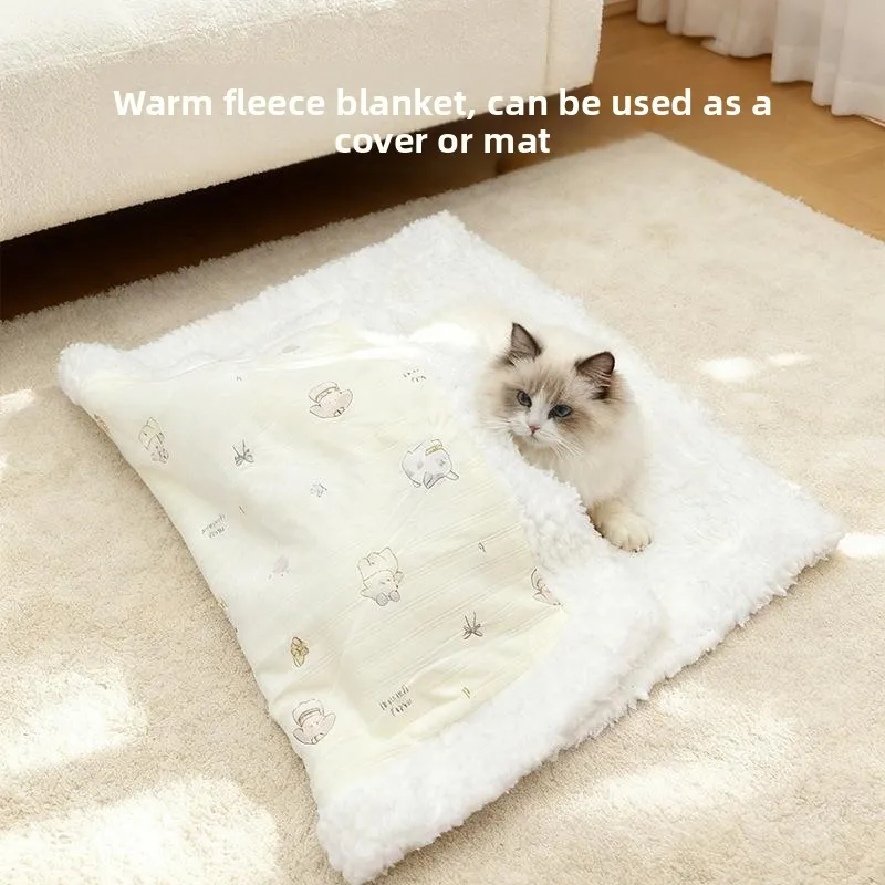 Thickened Double Layer Lamb Velvet Pet Blanket for Cats Winter Season Deep Sleep Mat Puppy Home Comfortable Blanket
Thickened Double Layer Lamb Velvet Pet Blanket for Cats Winter Season Deep Sleep Mat Puppy Home Comfortable Blanket