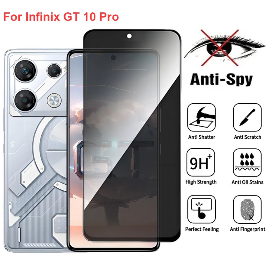 For Infinix GT 10 Pro X6739 Anti Spy Privacy Tempered Glass Screen Protector Compatible For Infinix GT10 Pro Phone Film
For Infinix GT 10 Pro X6739 Anti Spy Privacy Tempered Glass Screen Protector Compatible For Infinix GT10 Pro Phone Film