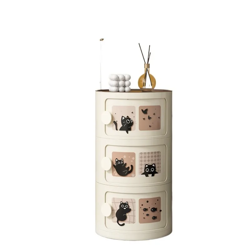 Medieval style storage bedside table multi-layer bedroom round cabinet rack substitute Internet celebrity simple locker
Medieval style storage bedside table multi-layer bedroom round cabinet rack substitute Internet celebrity simple locker