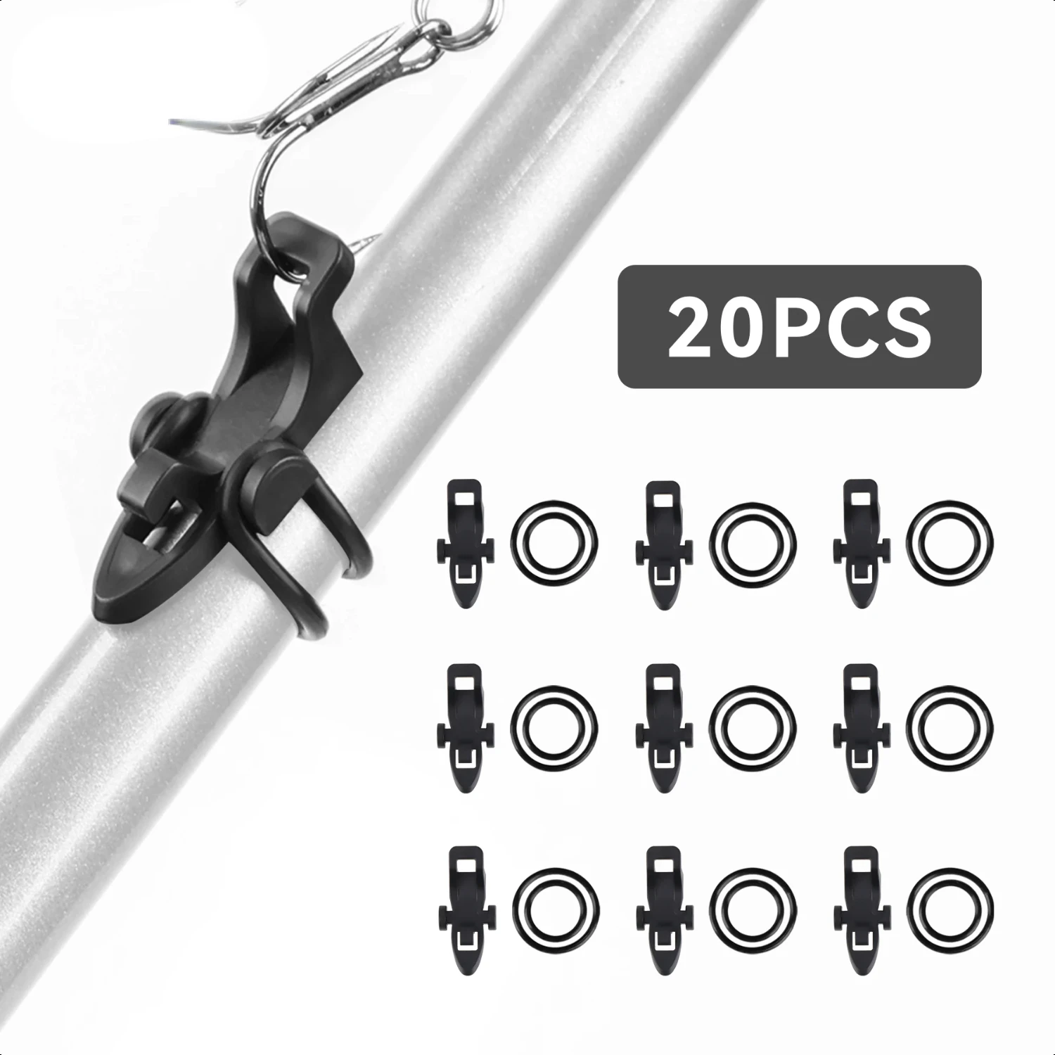 HK1 20pcs Fish Hook Holder Keeper Lures Bait Safe Keeping With 40pcs Rubber Rings Fishing Tackle Accessories Fishing rod blank
HK1 20pcs Fish Hook Holder Keeper Lures Bait Safe Keeping With 40pcs Rubber Rings Fishing Tackle Accessories Fishing rod blank
