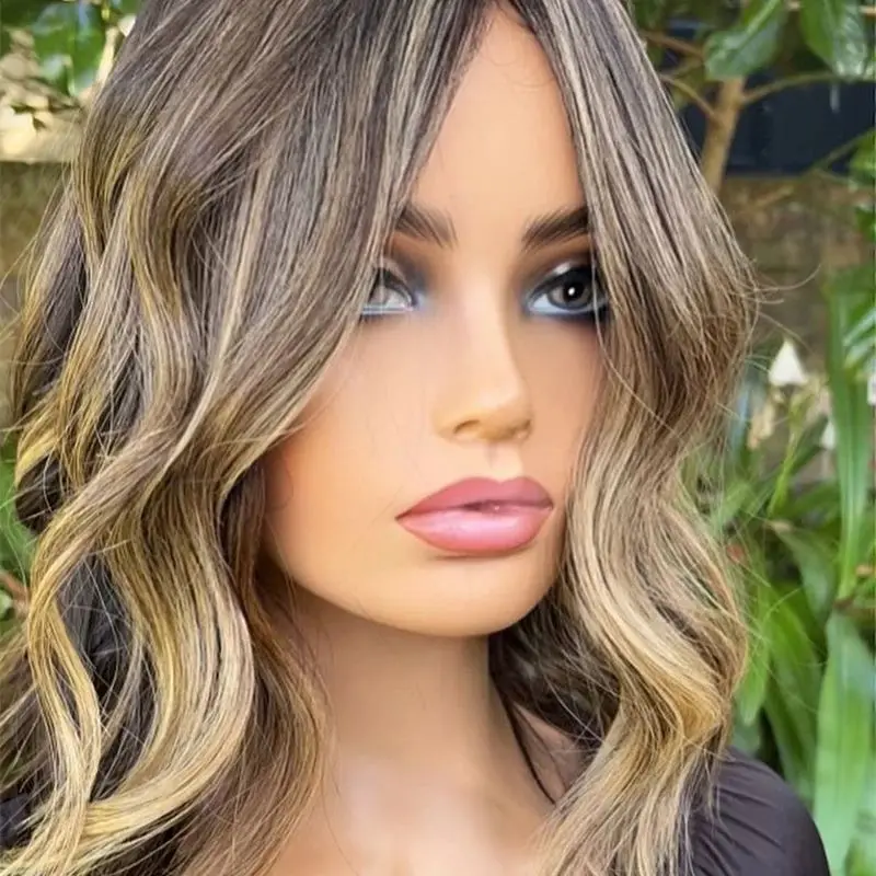 Blonde wig caramel Brown Blond Lace Front Wigs for women Short Medium Length Honey Ash Brown Highlights Synthetic Lace Wig Sale
Blonde wig caramel Brown Blond Lace Front Wigs for women Short Medium Length Honey Ash Brown Highlights Synthetic Lace Wig Sale