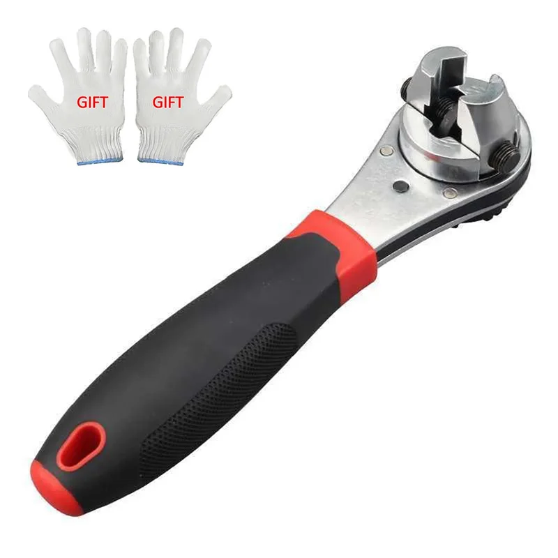 Adjustable Wrench Heat Treated Ratchet Wrench for 6-22mm Universal Adjustable Socket Wrench Ratcheting Wrench Set
Adjustable Wrench Heat Treated Ratchet Wrench for 6-22mm Universal Adjustable Socket Wrench Ratcheting Wrench Set