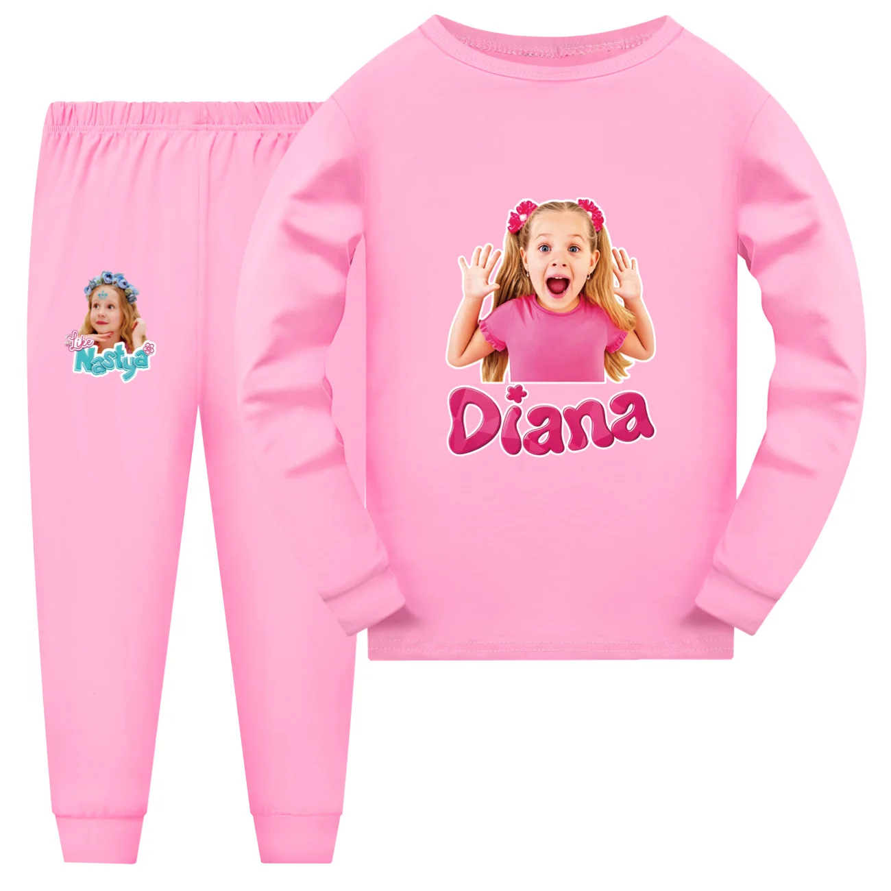 New Lovely Like Nastya Kids Clothes Girls Pajama Pants Set Fashion Boys Long Sleeve Pyjamas Children Sleepwear Suit
New Lovely Like Nastya Kids Clothes Girls Pajama Pants Set Fashion Boys Long Sleeve Pyjamas Children Sleepwear Suit