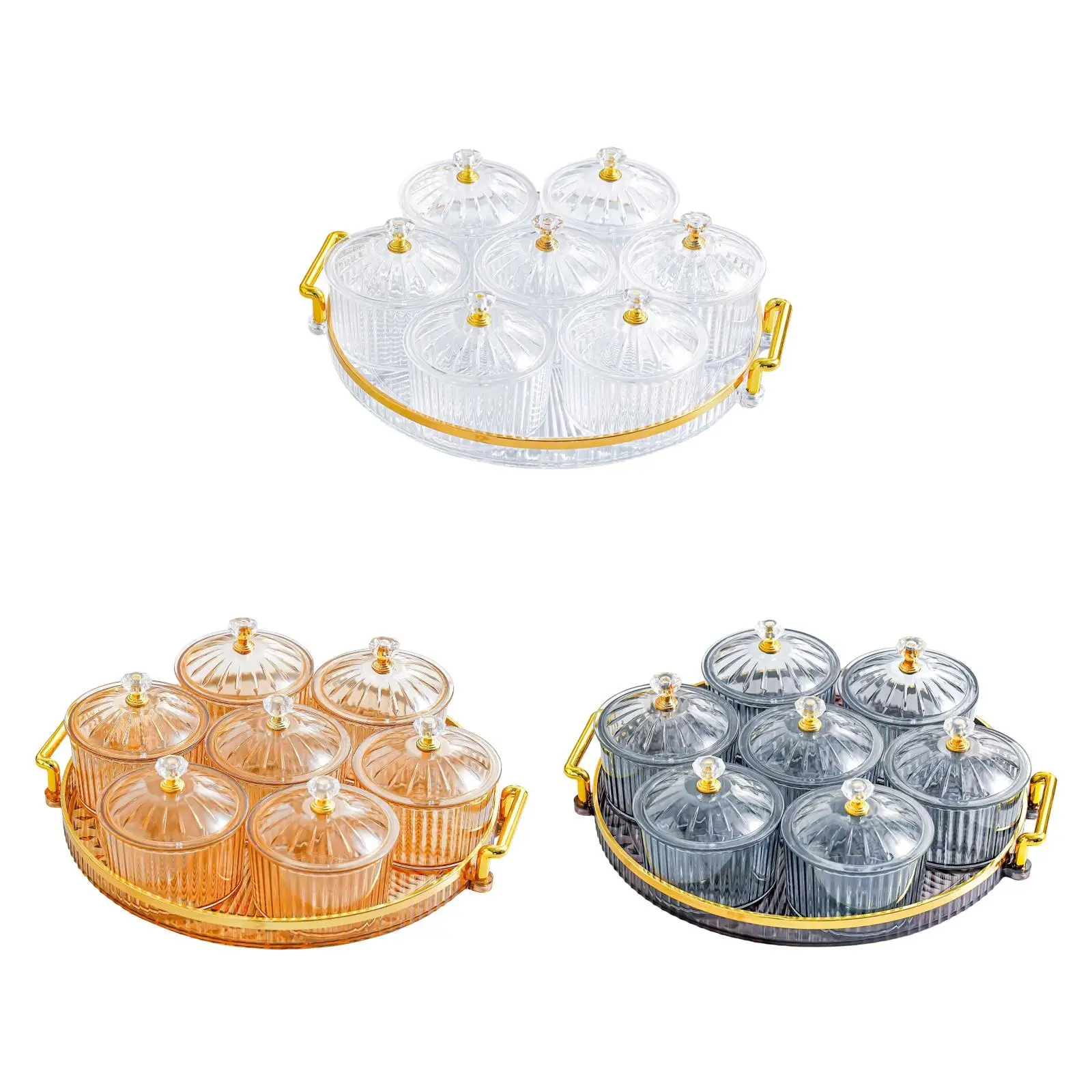 Dried Fruit Tray with Covers Clear Divided Snack Serving Tray 7 Compartments Snack Box Containers Plates for Fruit Sweets Snacks
Dried Fruit Tray with Covers Clear Divided Snack Serving Tray 7 Compartments Snack Box Containers Plates for Fruit Sweets Snacks