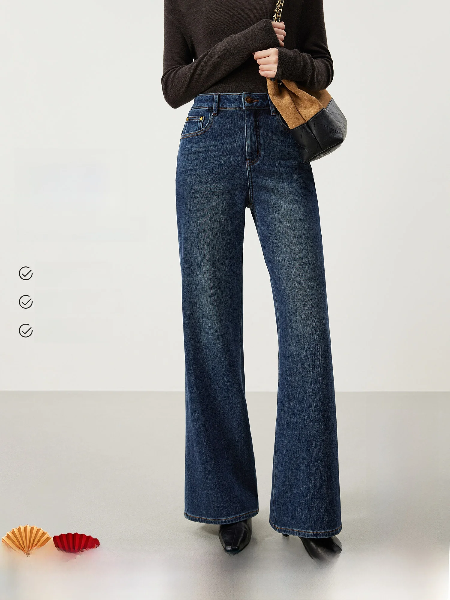 Классические джинсы с высокой талией, подкладкой, рваным краем, женские, зимние, винтажные, в стиле миллениум, повседневные, хлопковые, расклешенные
Классические джинсы с высокой талией, подкладкой, рваным краем, женские, зимние, винтажные, в стиле миллениум, повседневные, хлопковые, расклешенные