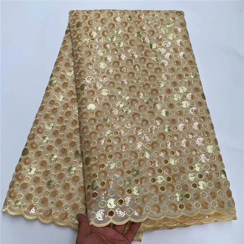 5 Yard Hot Selling French Lace With Sequins African Tulle Cord Guipure Lace Net Embroidered Fabric For Wedding Party PSJF102102
5 Yard Hot Selling French Lace With Sequins African Tulle Cord Guipure Lace Net Embroidered Fabric For Wedding Party PSJF102102