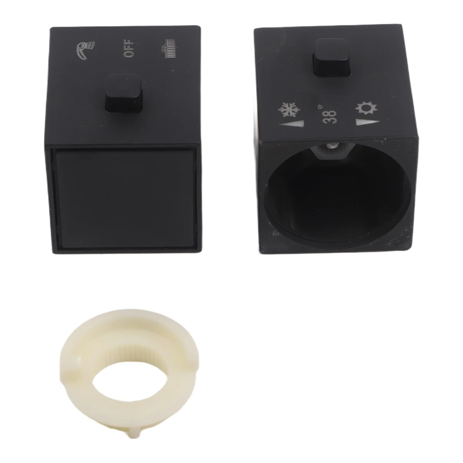 Shower Handle Knob for Thermostatic Temperature Control with Square Design and 20-Tooth Splined Shaft Mounting
Shower Handle Knob for Thermostatic Temperature Control with Square Design and 20-Tooth Splined Shaft Mounting