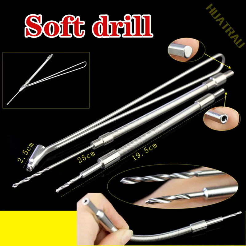 2.5 soft drill pelvic reconstruction bending drill modified bone drill sleeve positioning guide orthopedics
2.5 soft drill pelvic reconstruction bending drill modified bone drill sleeve positioning guide orthopedics
