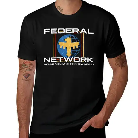t by luxury cotton t men network troopers 100% starship logo classic shirt inspired t shirt man T-Shirt Federal shirt