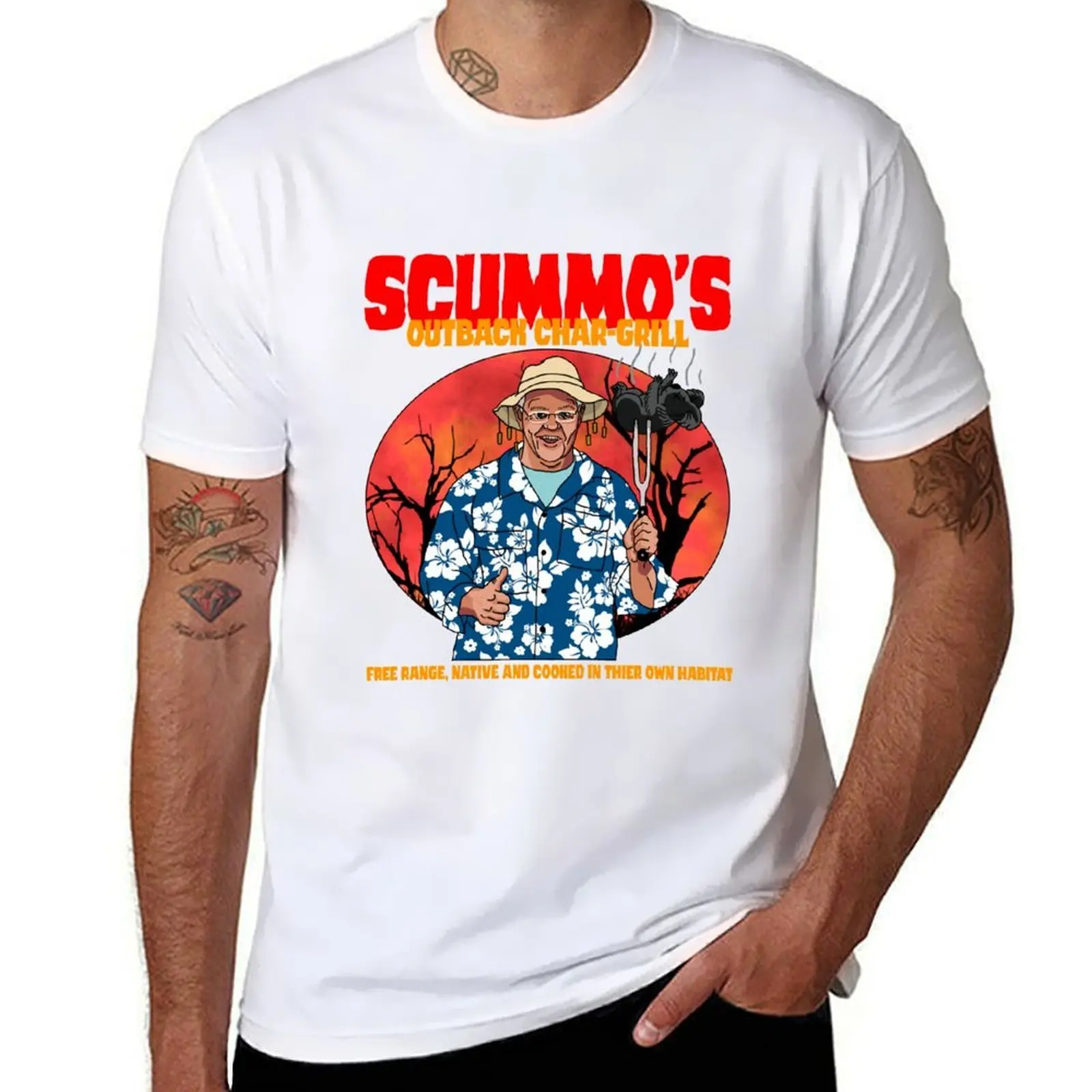 Scummo's Outback Char-Grill T-Shirt t shirt man luxury t shirts for man cotton soft T-Shirt
Scummo's Outback Char-Grill T-Shirt t shirt man luxury t shirts for man cotton soft T-Shirt