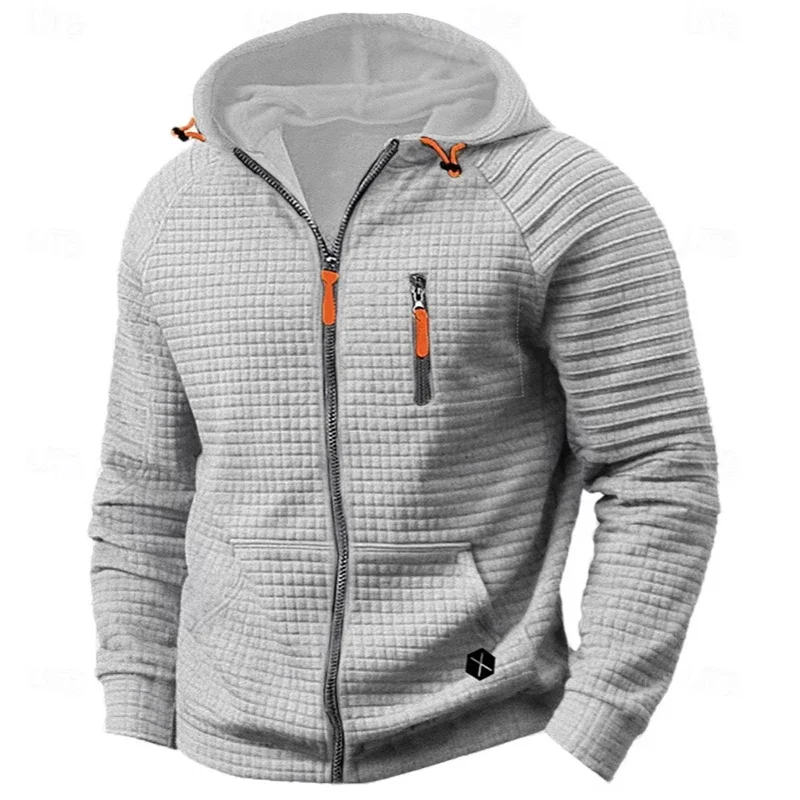 LIBIELIY Autumn Sports Hoodies Mens Casual Waffle Plaid Long Sleeve Zipper Hooded Cardigans Men Sweatshirts Fashion Loose Hoodie
LIBIELIY Autumn Sports Hoodies Mens Casual Waffle Plaid Long Sleeve Zipper Hooded Cardigans Men Sweatshirts Fashion Loose Hoodie