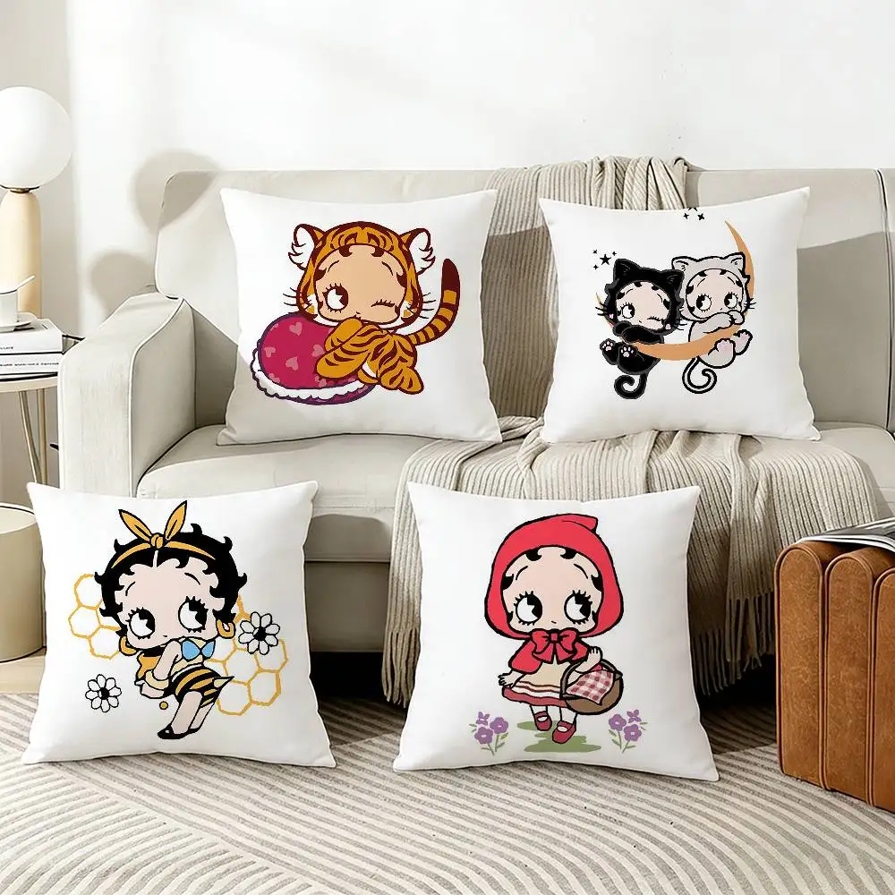 Animal Costume B-Betty B-Boop Cartoon Pillow Case Living Room Sofa Cushion Cover Suitable For Home Bedroom Room Decoration
Animal Costume B-Betty B-Boop Cartoon Pillow Case Living Room Sofa Cushion Cover Suitable For Home Bedroom Room Decoration