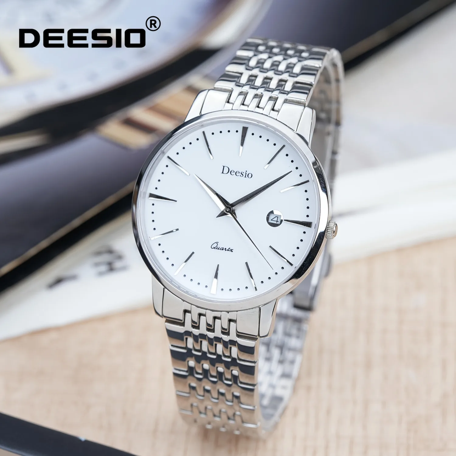 Deesio Luxury Quartz Watch for Men Calendar with Stainless Steel Material Water-Resistance Simple Fashion Gift for Boyfriend
Deesio Luxury Quartz Watch for Men Calendar with Stainless Steel Material Water-Resistance Simple Fashion Gift for Boyfriend
