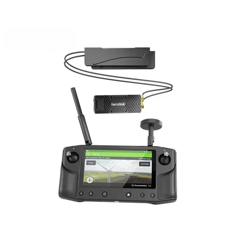 In Stock Newest Hex Herelink 1.1 Remote Controller QGC Mavlink Support ArduPilot PX4 Airunit Wireless Digital Transmission HDMI
In Stock Newest Hex Herelink 1.1 Remote Controller QGC Mavlink Support ArduPilot PX4 Airunit Wireless Digital Transmission HDMI
