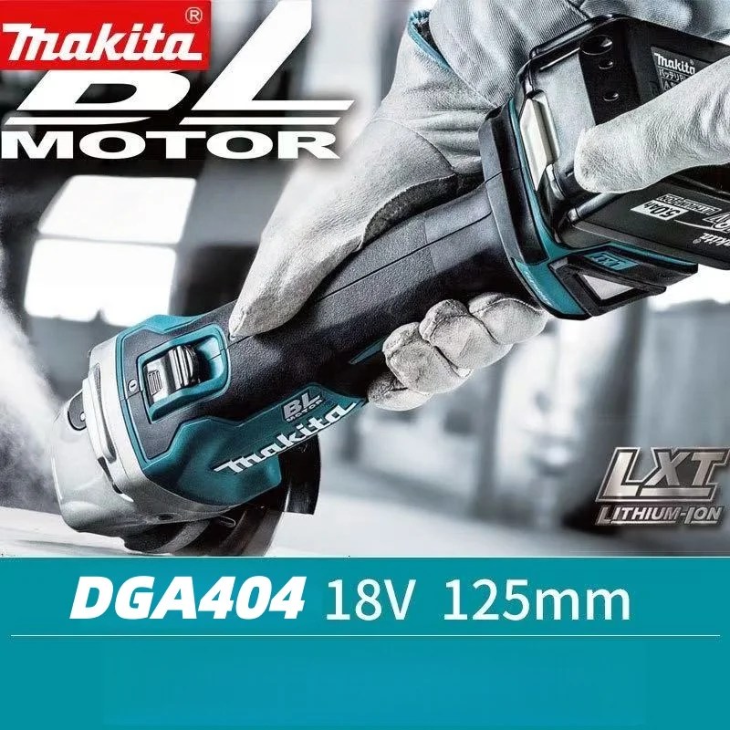 18V Makita 125 DGA404 Brushless Lithium Electric Angle Grinder Rechargeable Cutting Machine High Power Polishing Machine.
18V Makita 125 DGA404 Brushless Lithium Electric Angle Grinder Rechargeable Cutting Machine High Power Polishing Machine.