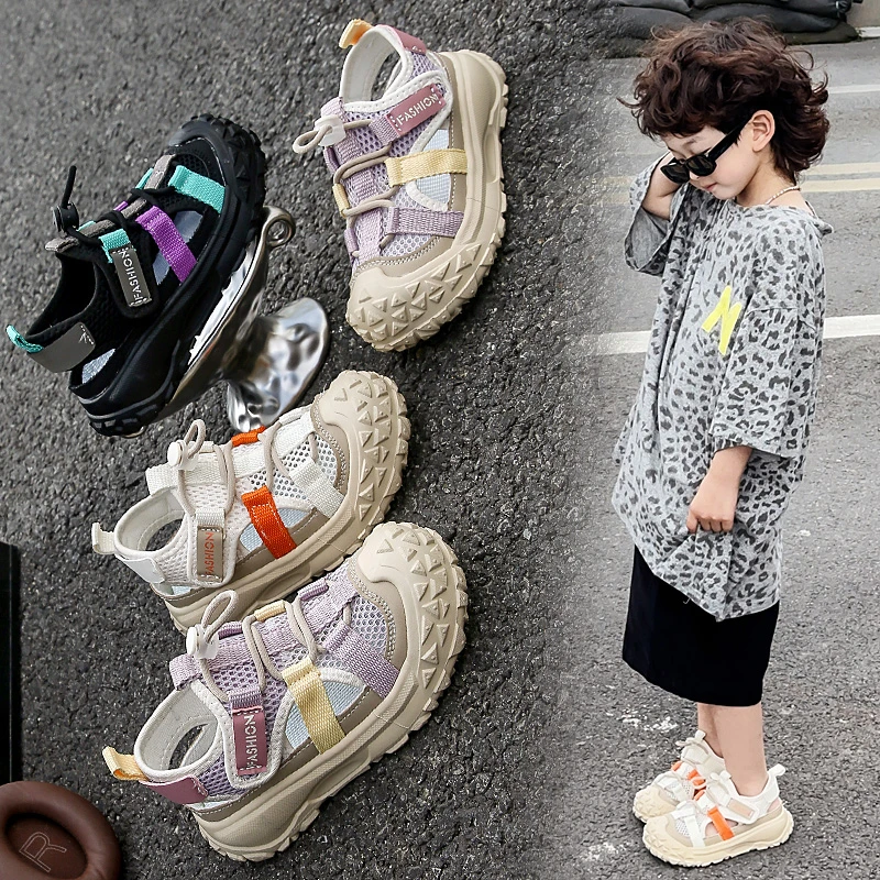 Children's Baotou Sandals 2025 Summer New Style Boys' Hollow Durian Bottom Girls' Sports and Leisure Breathable Beach Shoes
Children's Baotou Sandals 2025 Summer New Style Boys' Hollow Durian Bottom Girls' Sports and Leisure Breathable Beach Shoes