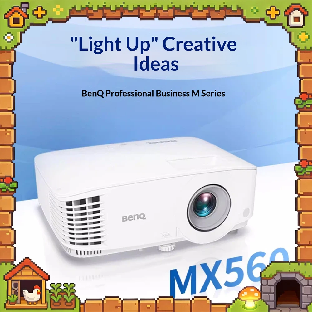 Benq MX560 Projector 4000ISO Lumens Light Source Power 203W Contrast Projectors Support 60-150 Inches Support WIFI For Gifts
Benq MX560 Projector 4000ISO Lumens Light Source Power 203W Contrast Projectors Support 60-150 Inches Support WIFI For Gifts