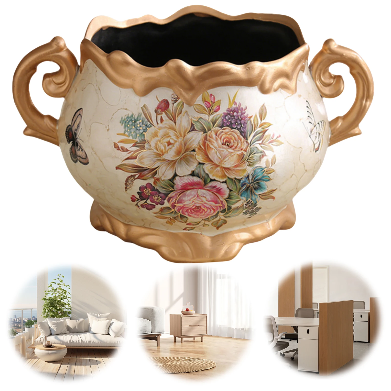 Europe Retro Ceramic Vase with Handle for Home Bedroom Living Room Decor (pink)
Europe Retro Ceramic Vase with Handle for Home Bedroom Living Room Decor (pink)