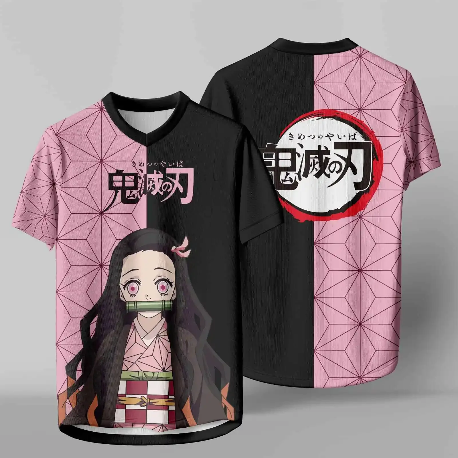 Men's Summer Clothes Anime Demon Slayer Nezuko Kamado Football Jersey Sports Training T-shirt Quick-drying Absorb Sweat MotoTop
Men's Summer Clothes Anime Demon Slayer Nezuko Kamado Football Jersey Sports Training T-shirt Quick-drying Absorb Sweat MotoTop
