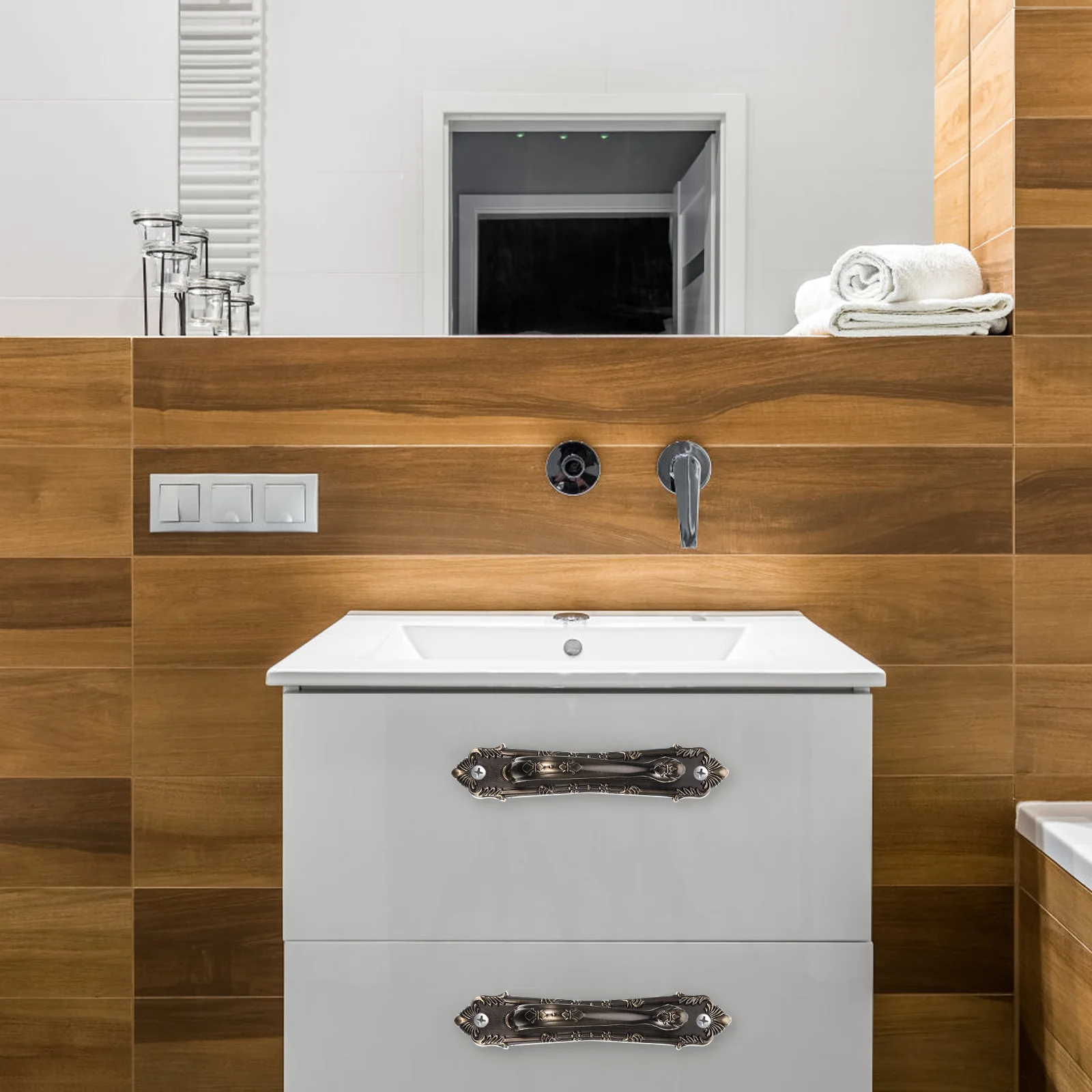 2Pcs Vintage Zinc Alloy Drawer Knob Safe Furniture Accessories Cabinet Handles for Home Dresser Door Handle Drawer Pulls
2Pcs Vintage Zinc Alloy Drawer Knob Safe Furniture Accessories Cabinet Handles for Home Dresser Door Handle Drawer Pulls