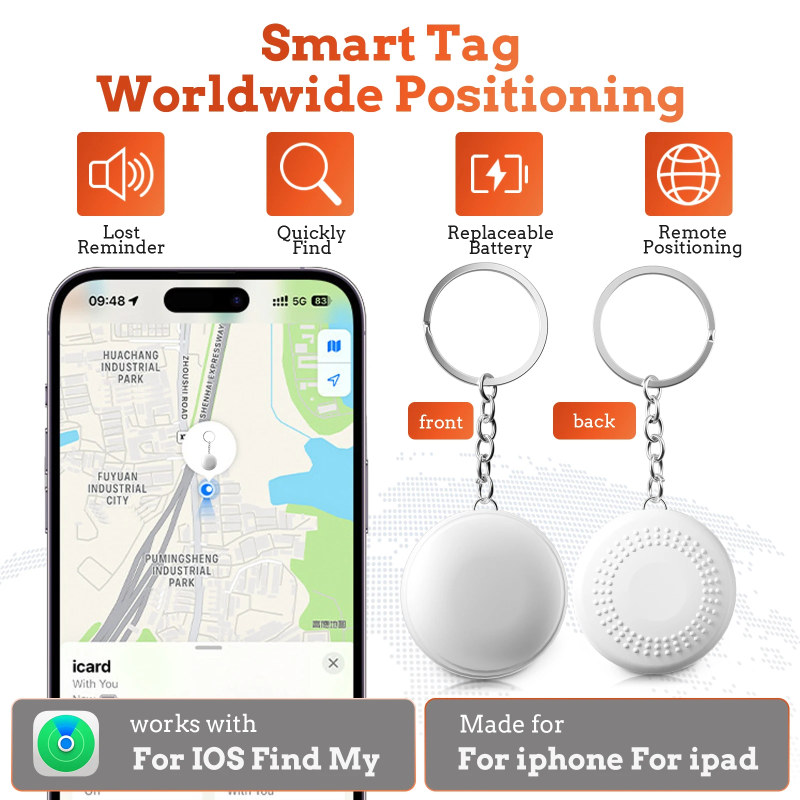 Smart tags and aerial tracking tags can be used with the "Find My App" (iOS only), trackers, device search, and item search.
Smart tags and aerial tracking tags can be used with the "Find My App" (iOS only), trackers, device search, and item search.