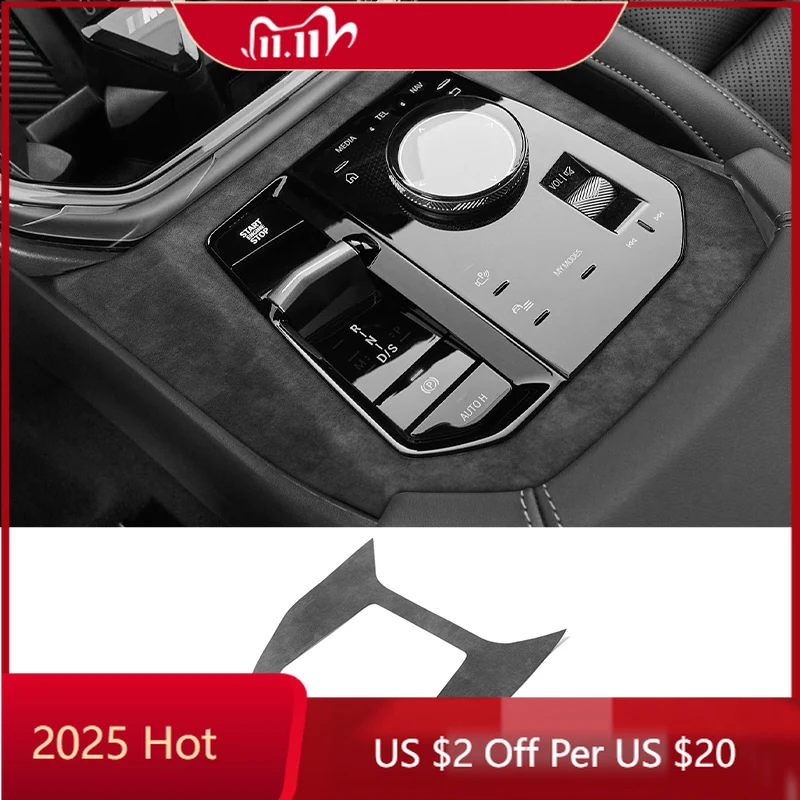 Interior Mouldings For BMW X3 G45 (2025-) M Performance Car Center Console Stoarge Panel Trim Sticker Made of Alcantara Interior
Interior Mouldings For BMW X3 G45 (2025-) M Performance Car Center Console Stoarge Panel Trim Sticker Made of Alcantara Interior