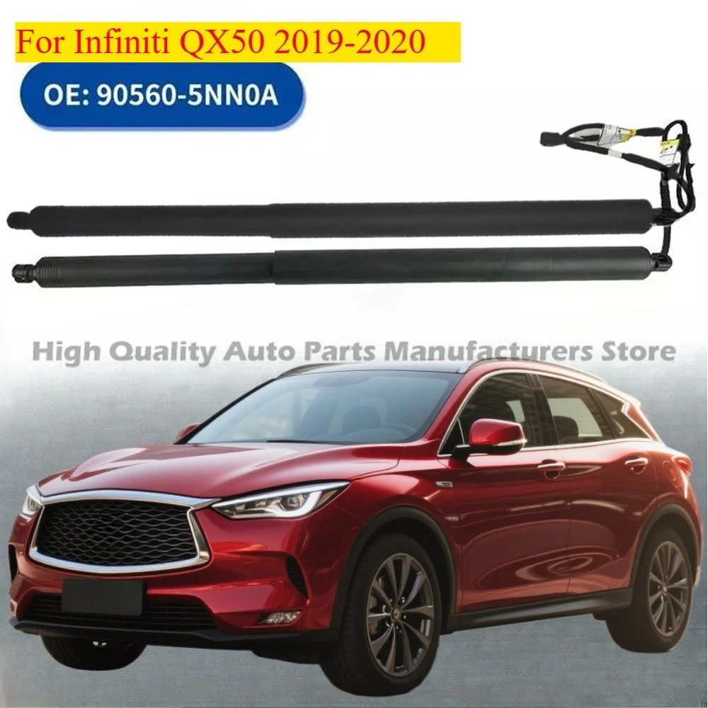 2pcs OEM-Grade Electric Tailgate Struts for Infiniti QX50 2019-2020 - 90560-5NN0A (L/R Universal) Heavy-Duty & Durable
2pcs OEM-Grade Electric Tailgate Struts for Infiniti QX50 2019-2020 - 90560-5NN0A (L/R Universal) Heavy-Duty & Durable