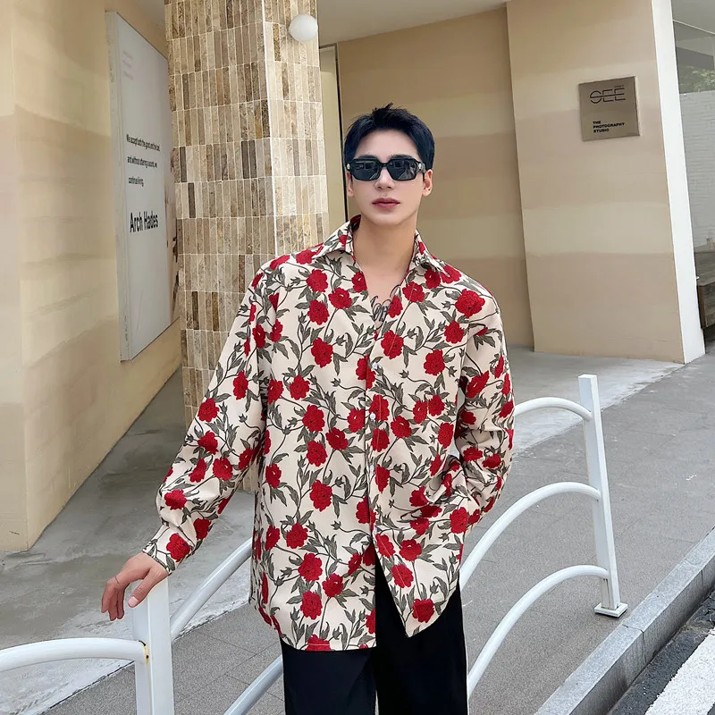 Spring Autumn New Sle Men's Floral Print Long Sve Casual irt Loose Fit Faionable Trendy Plant Patterned Top
Spring Autumn New Sle Men's Floral Print Long Sve Casual irt Loose Fit Faionable Trendy Plant Patterned Top