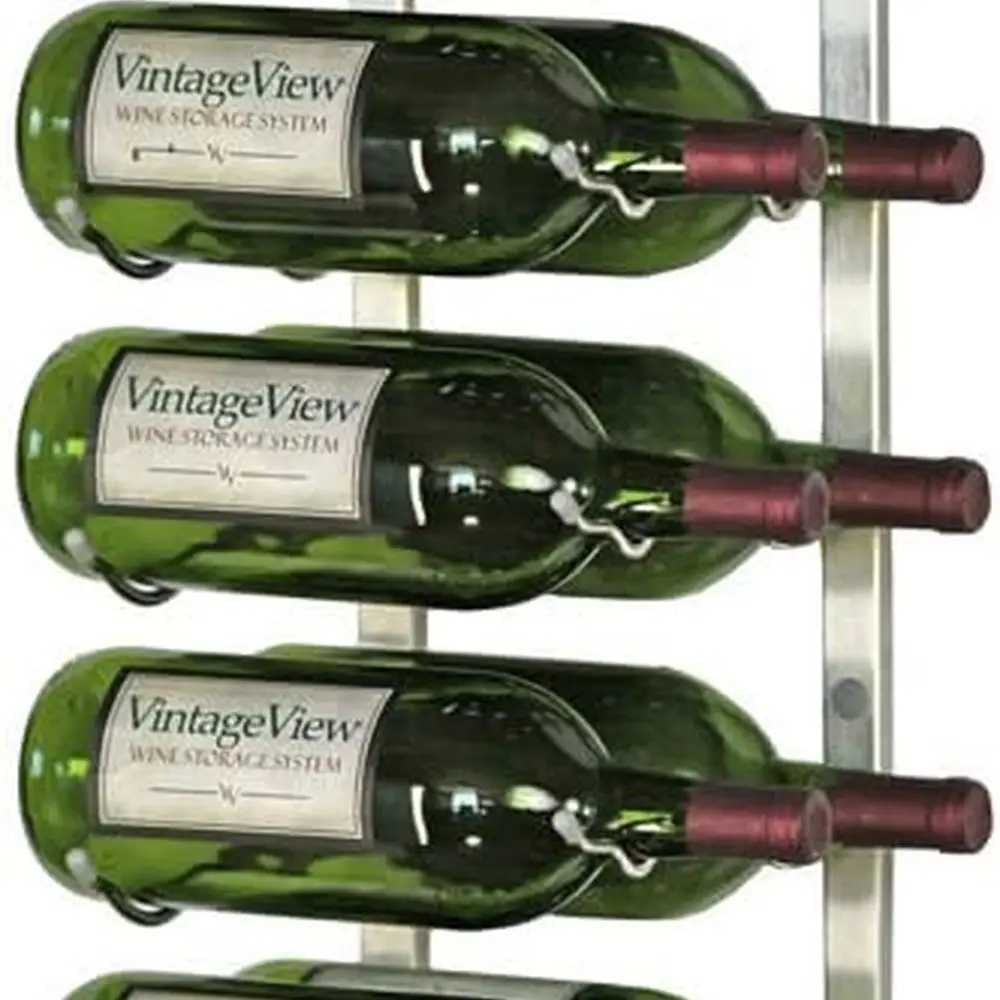 Настенная полка для шампанского с двойной головкой на 18 бутылочек, отделка из матового никеля
Настенная полка для шампанского с двойной головкой на 18 бутылочек, отделка из матового никеля