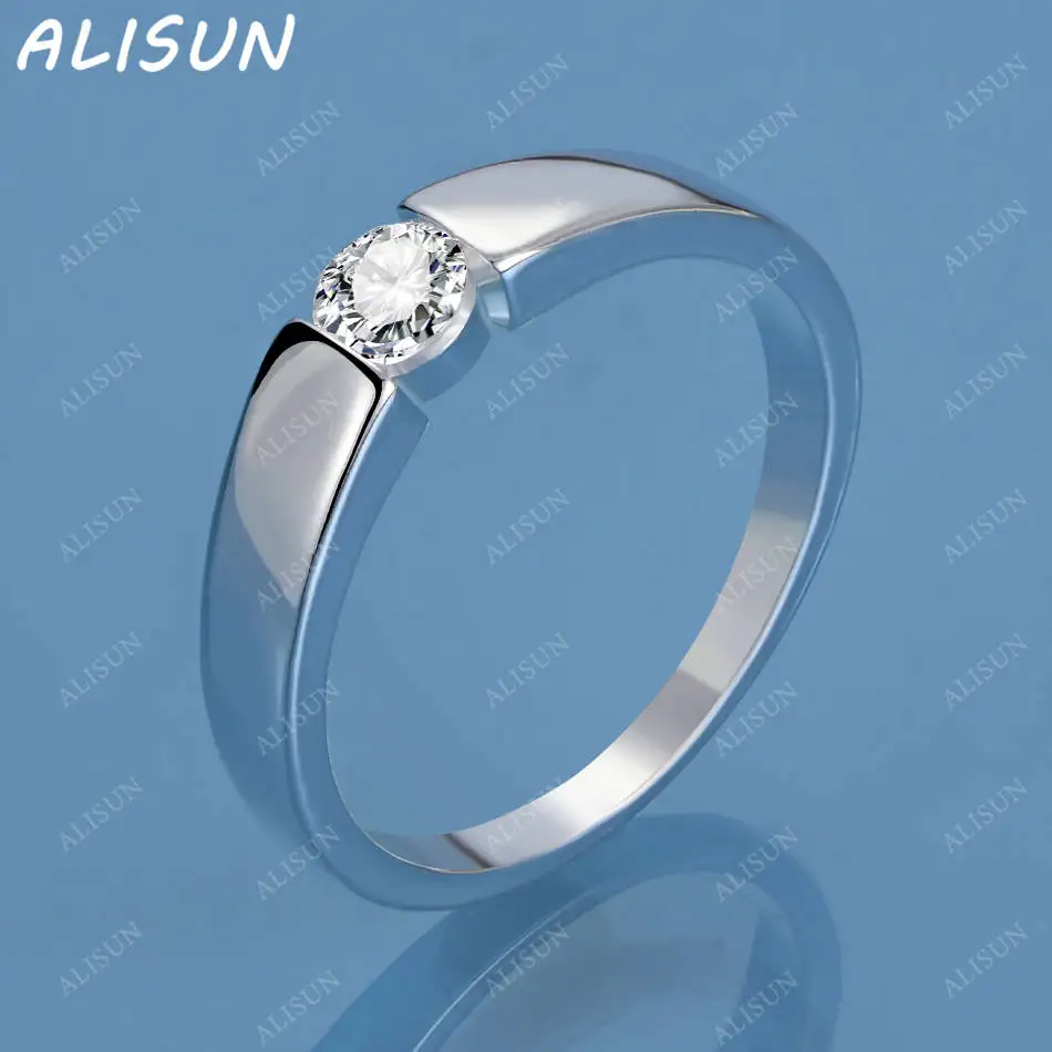 ALISUN 925 Sterling Silver Simple Zircon Fine Ring For Women Fashion Jewelry Charm Grace Wedding Engagement Accessories
ALISUN 925 Sterling Silver Simple Zircon Fine Ring For Women Fashion Jewelry Charm Grace Wedding Engagement Accessories