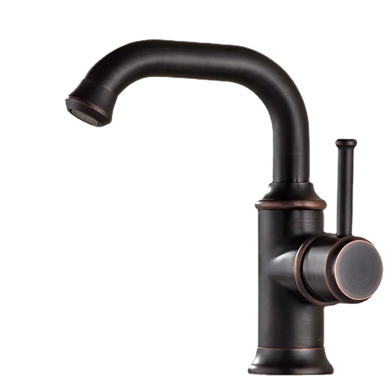 European retro countertop basin hot and cold faucet brass antique faucet sitting single hole washbasin mixed faucet
European retro countertop basin hot and cold faucet brass antique faucet sitting single hole washbasin mixed faucet